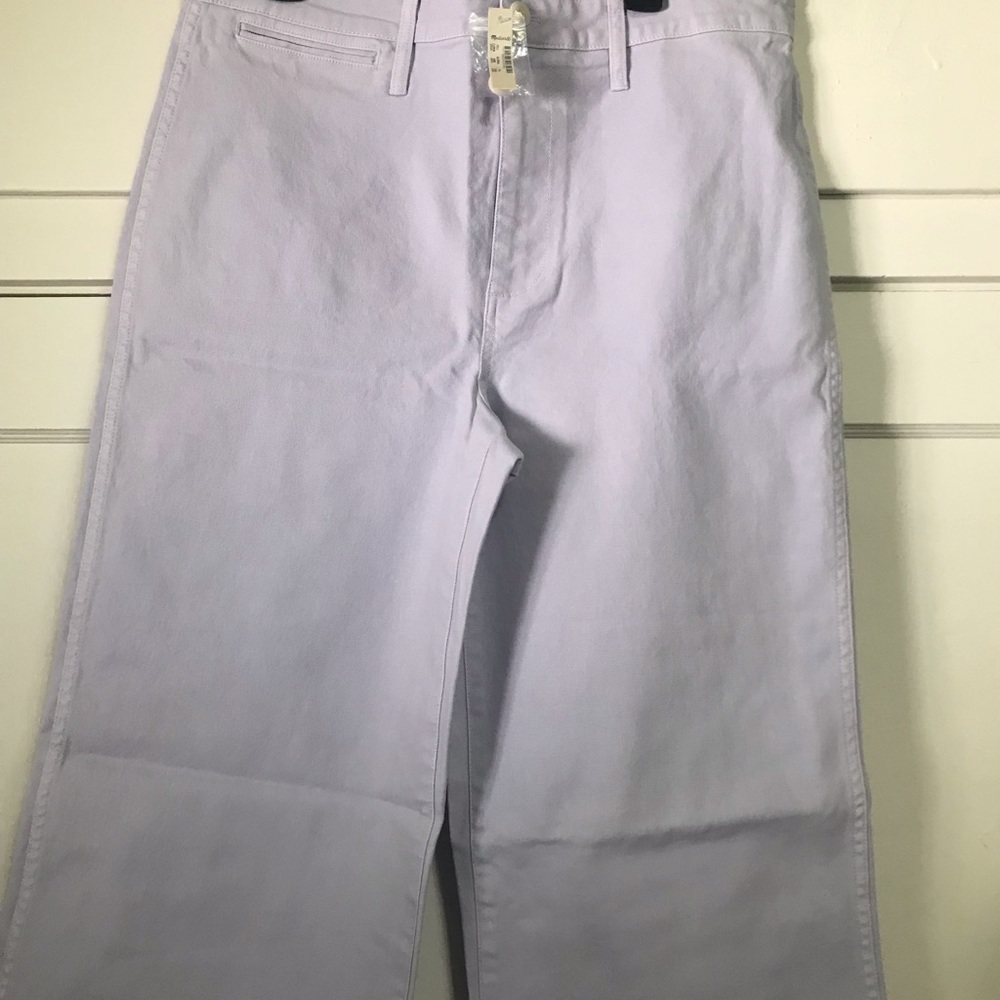 NWT Madewell Petite Emmett Wide-Leg Crop P… - Picture 8 of 10